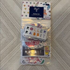 Roller Rabbit x Target 28 Count Sticker Set - Puffy, Glitter, Waterproof